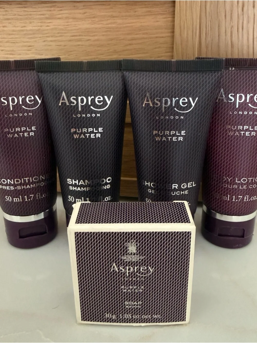 Asprey Purple Water Bath & Body Set in Deep Purple - Picture 1 of 4